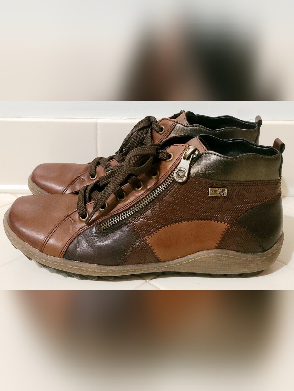 Remonte Lace-Up TEX Water-Repellent Ankle Bootie Women's Size EU 39 / U.S  Size
